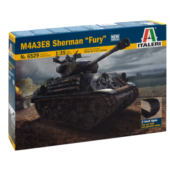 Italeri 6529 M4A3E8 SHERMAN "FURY" 1:35